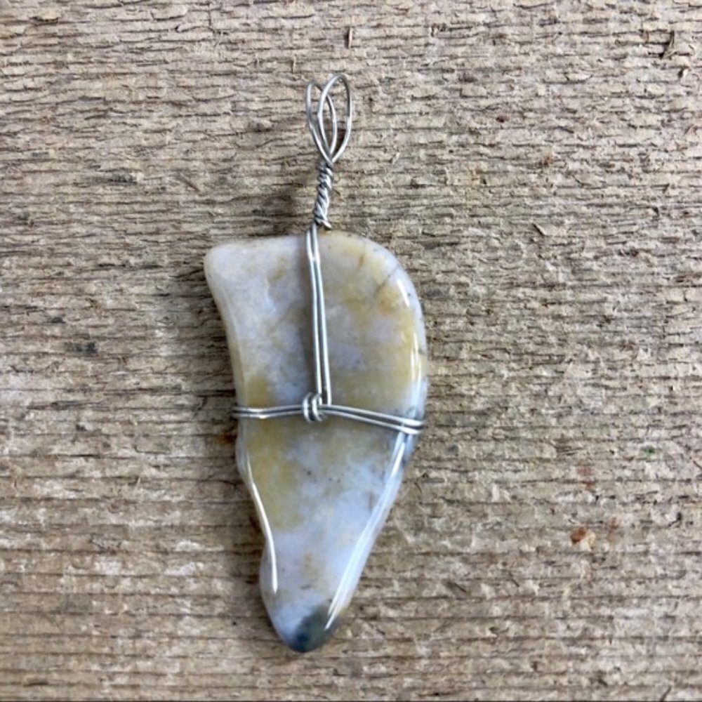 Natural Jasper Necklace Pendant